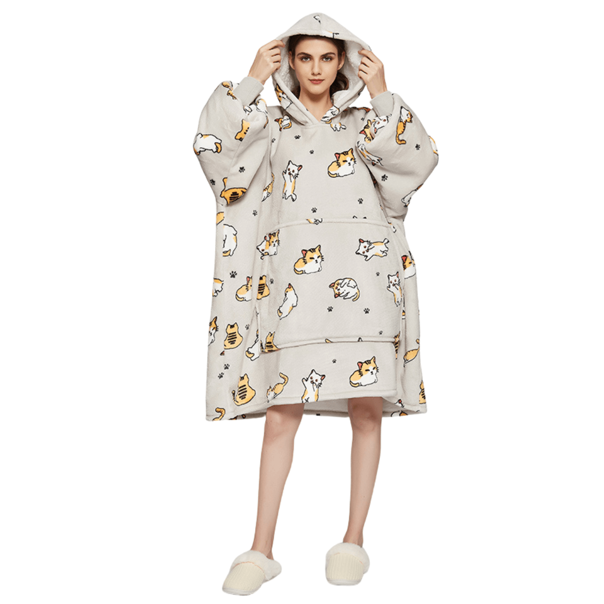 Unisex Oversized Plush Blanket Hoodie