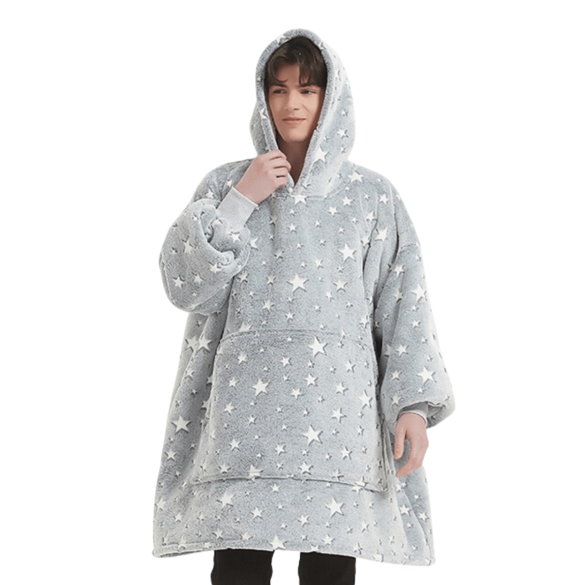 Unisex Oversized Plush Blanket Hoodie