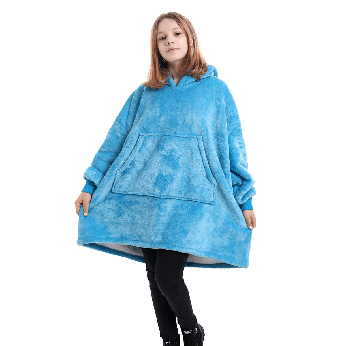 Unisex Oversized Plush Blanket Hoodie