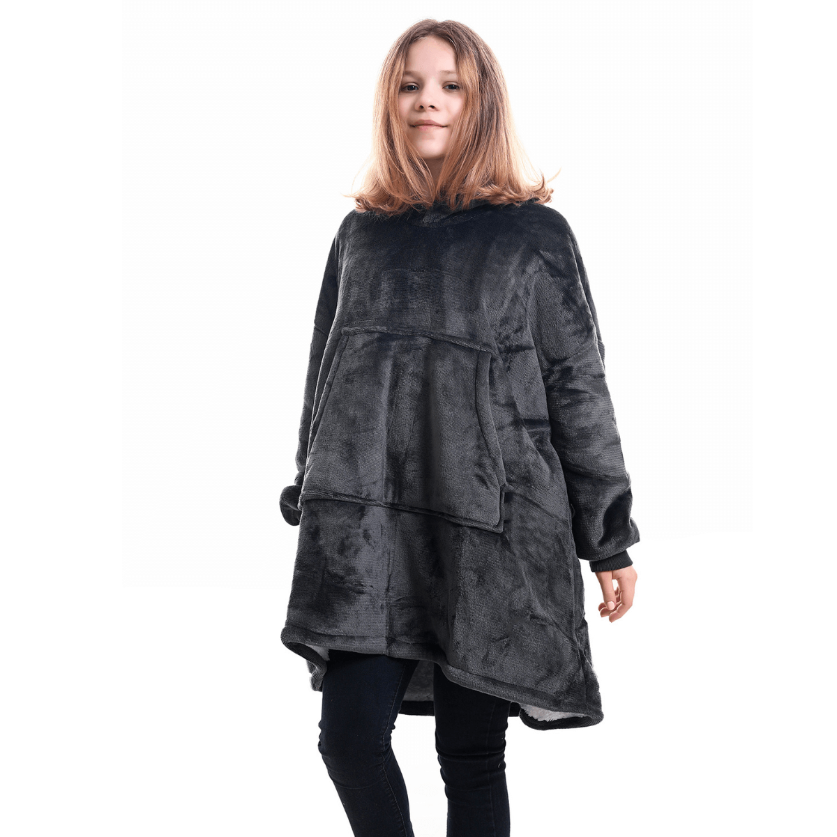 Unisex Oversized Plush Blanket Hoodie
