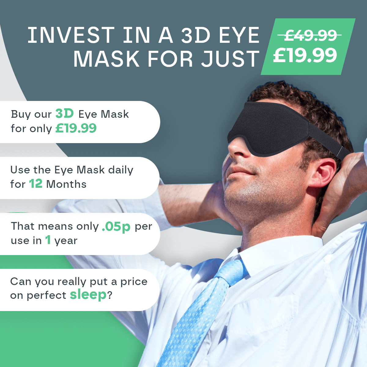 3D Sleep Eye Mask