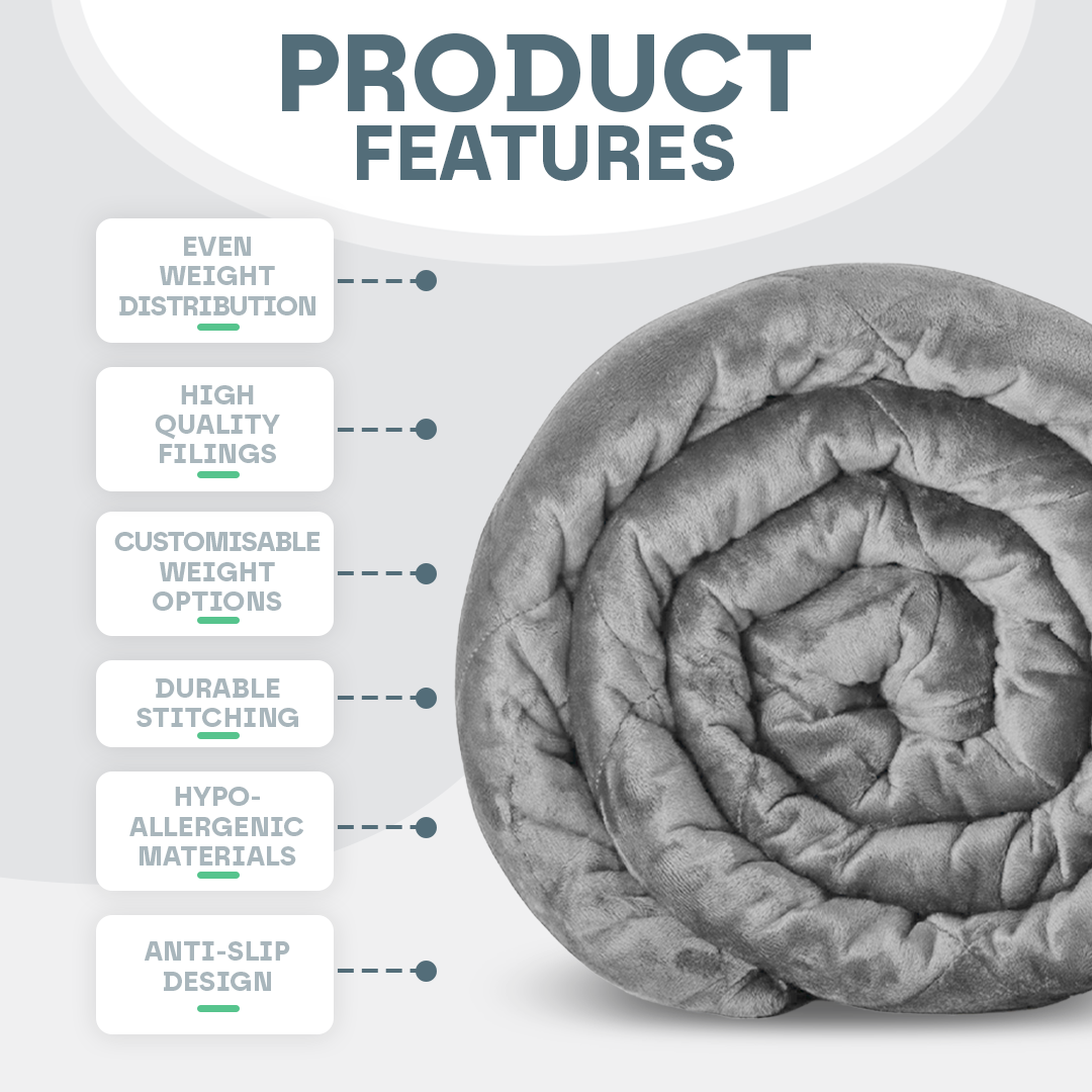 Luxury Weighted Blanket Sleep Aid