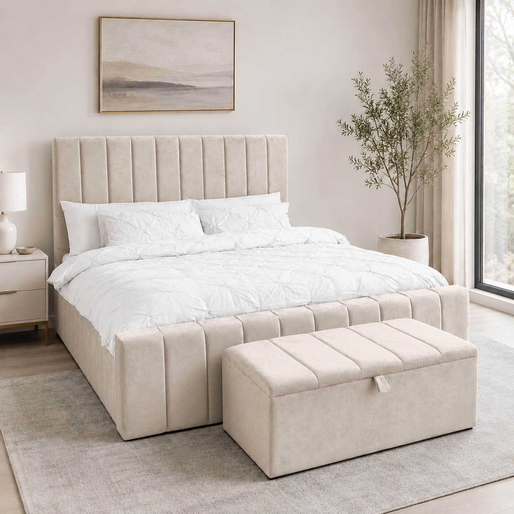 Panel Plush Bedframe