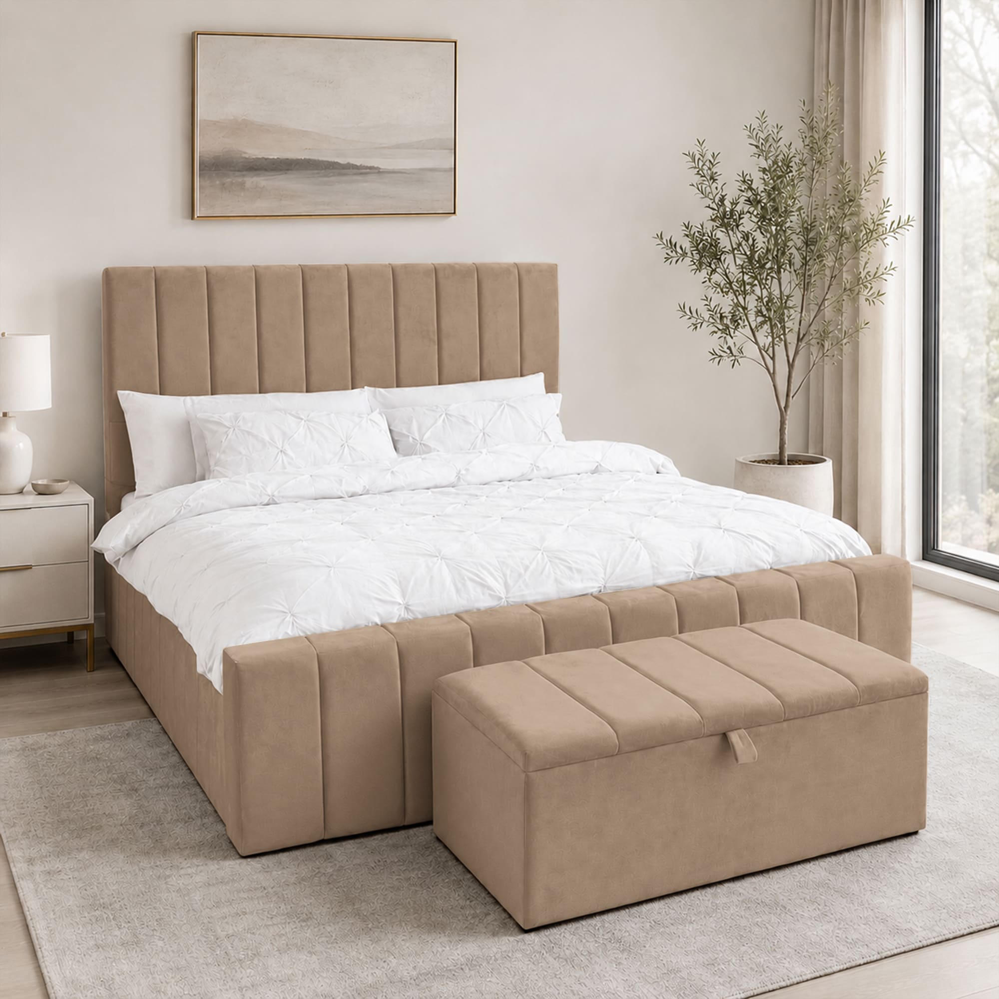 Panel Plush Bedframe