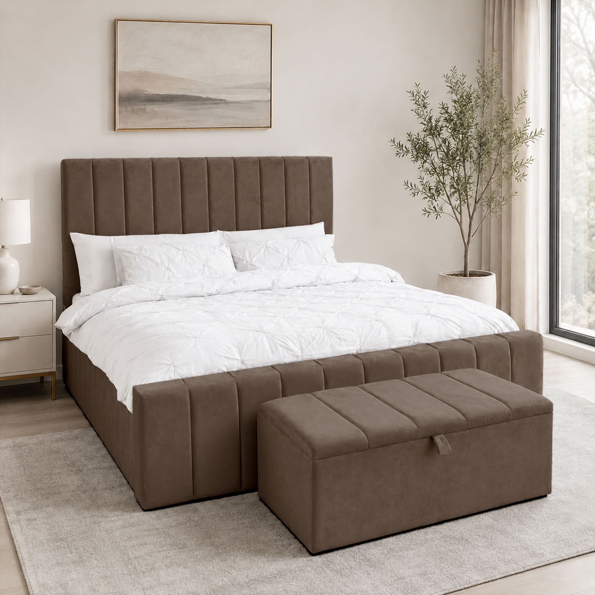 Panel Plush Bedframe