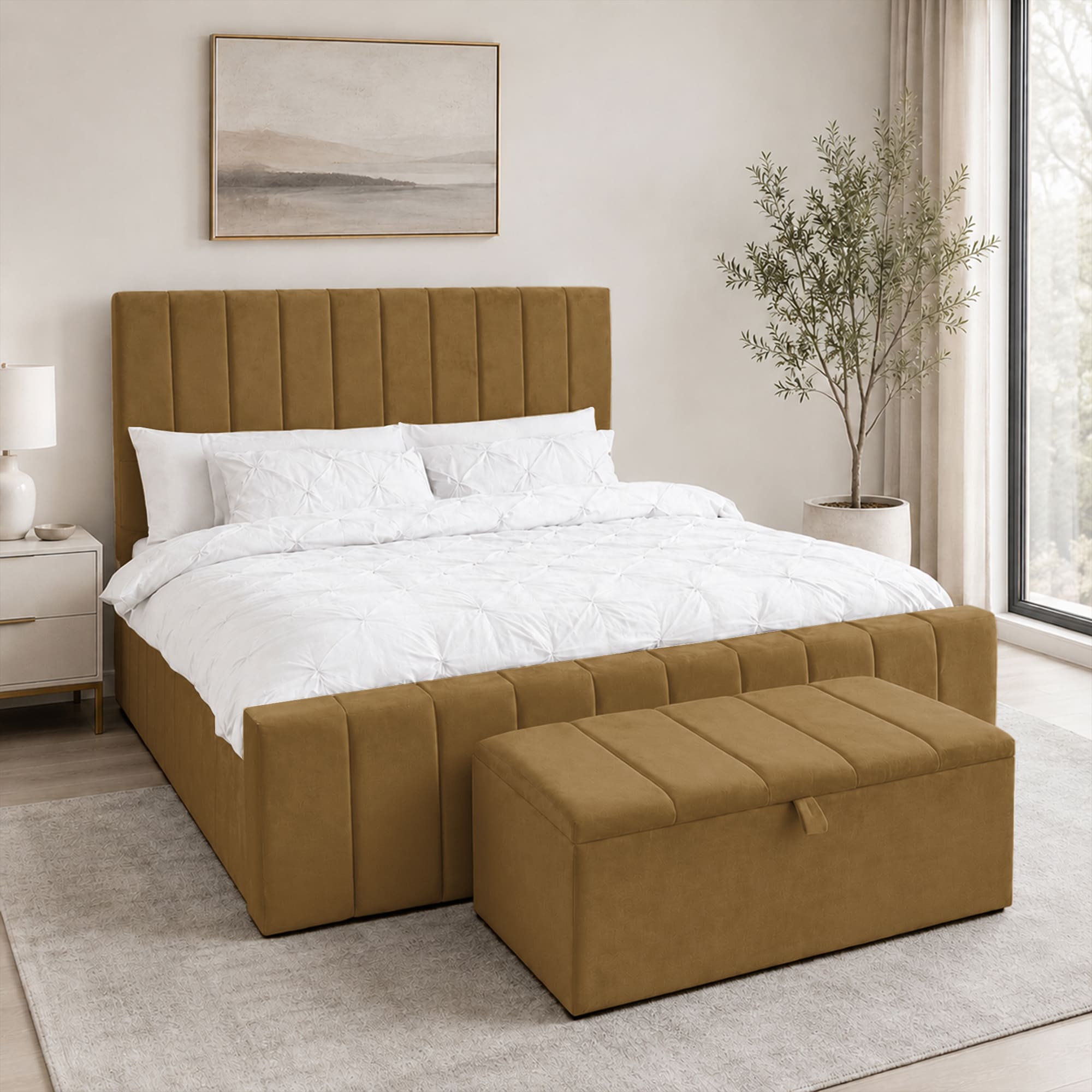 Panel Plush Bedframe
