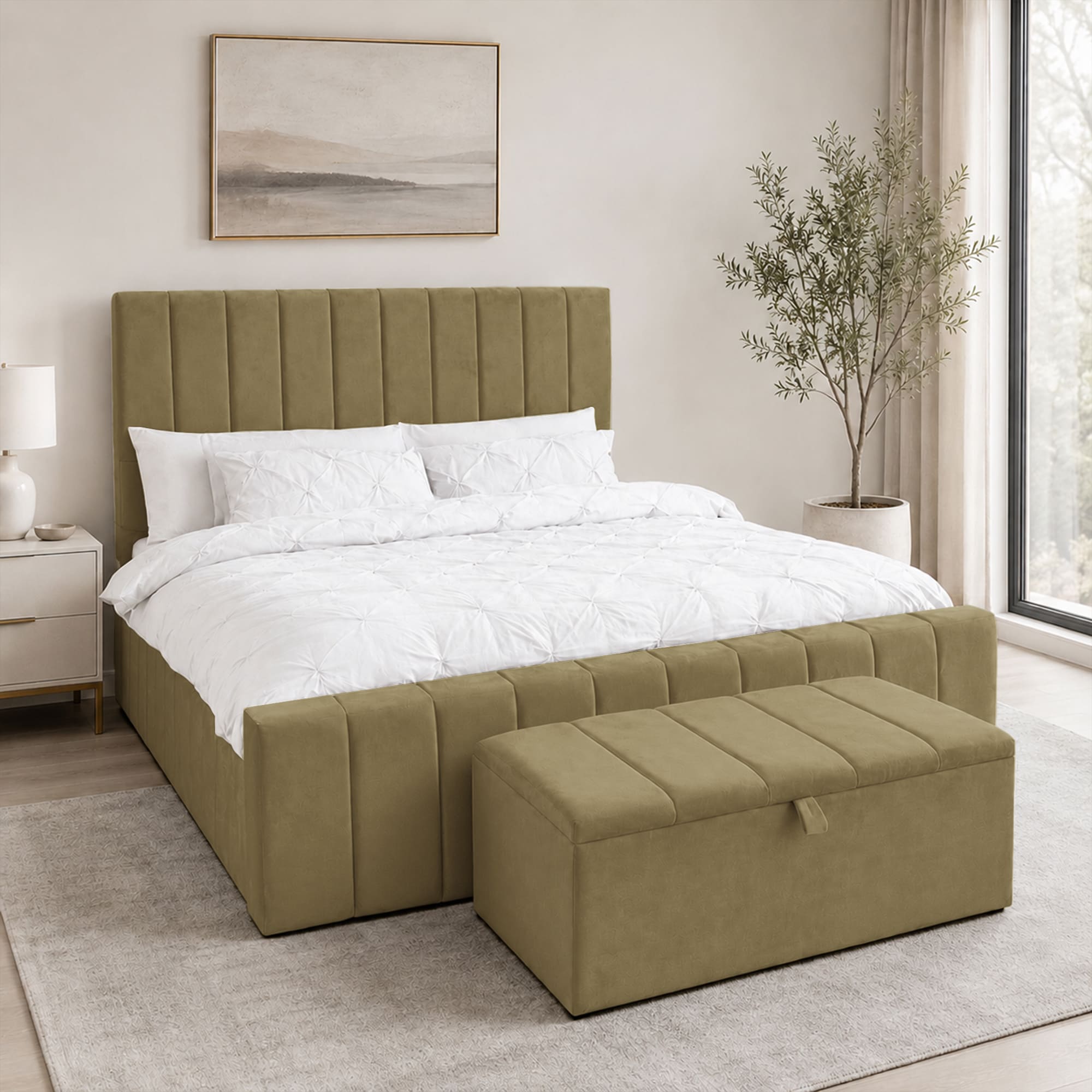 Panel Plush Bedframe