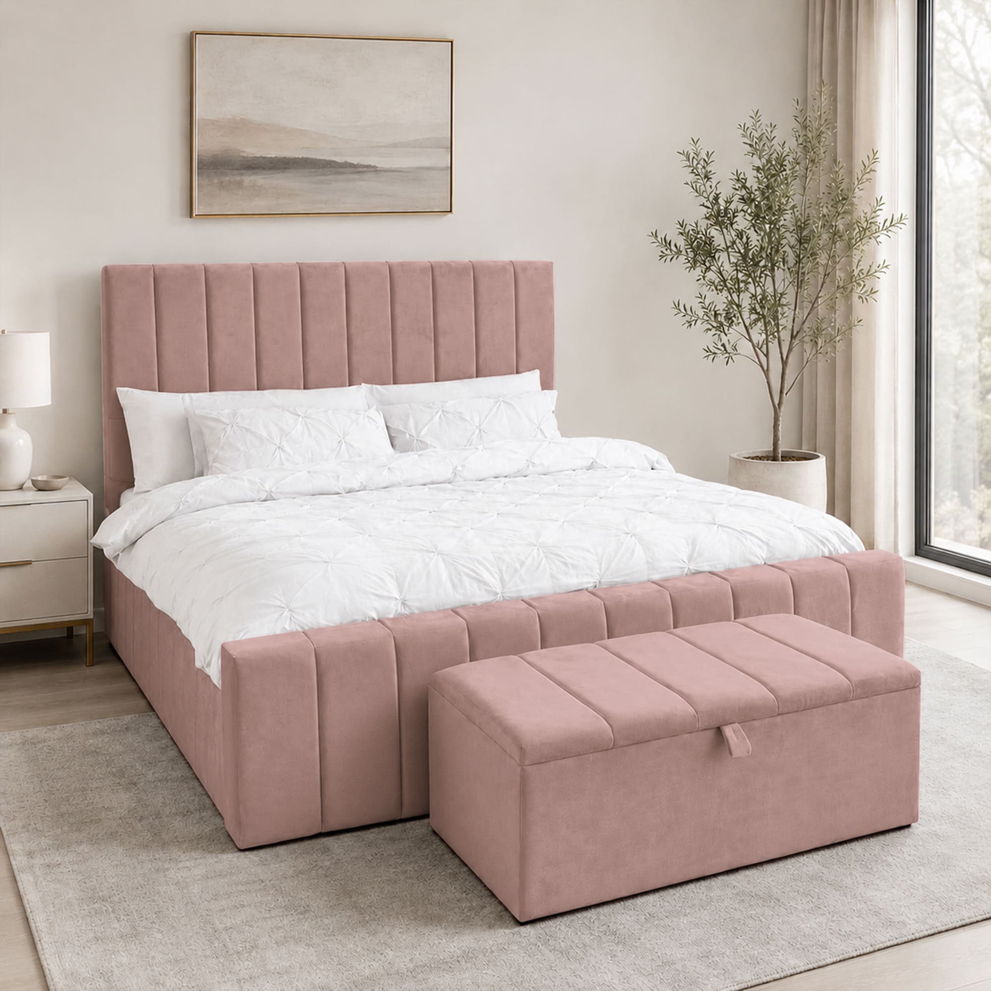 Panel Plush Bedframe