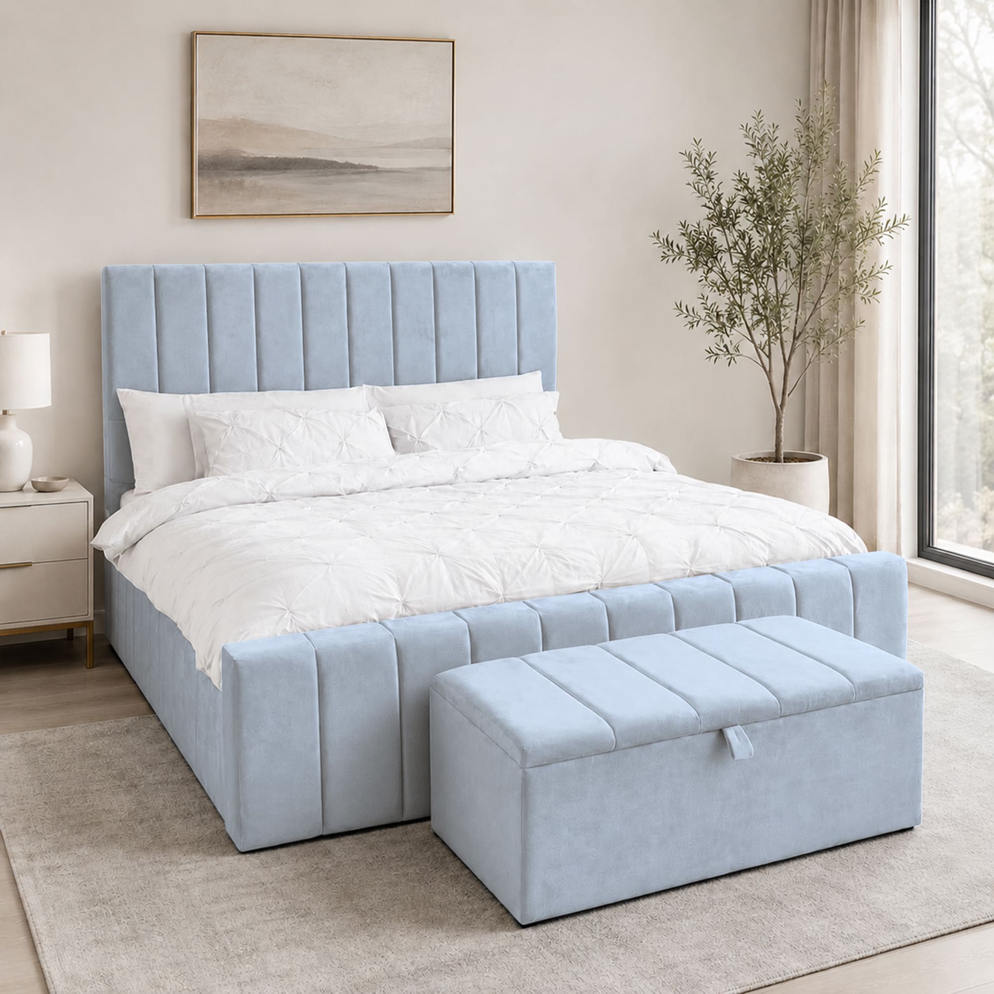 Panel Plush Bedframe