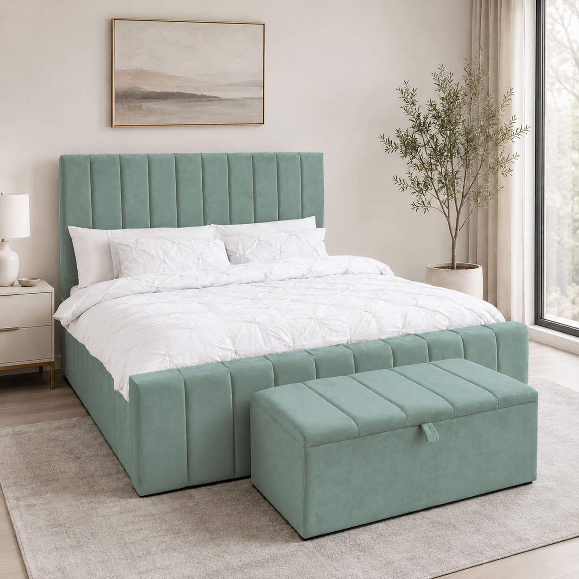 Panel Plush Bedframe