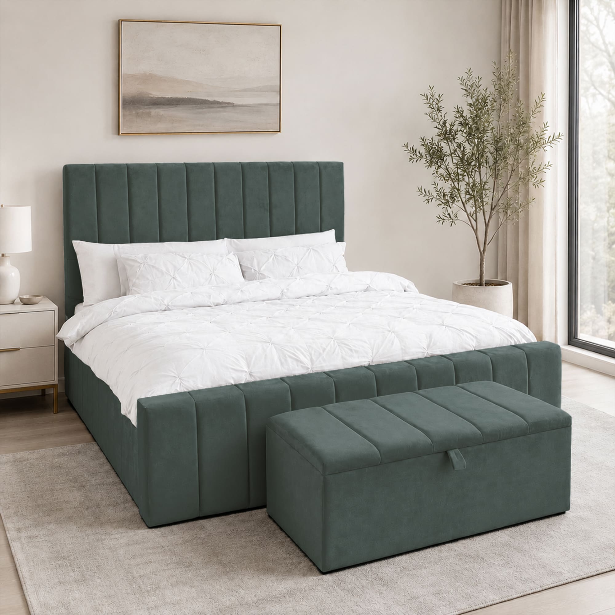 Panel Plush Bedframe