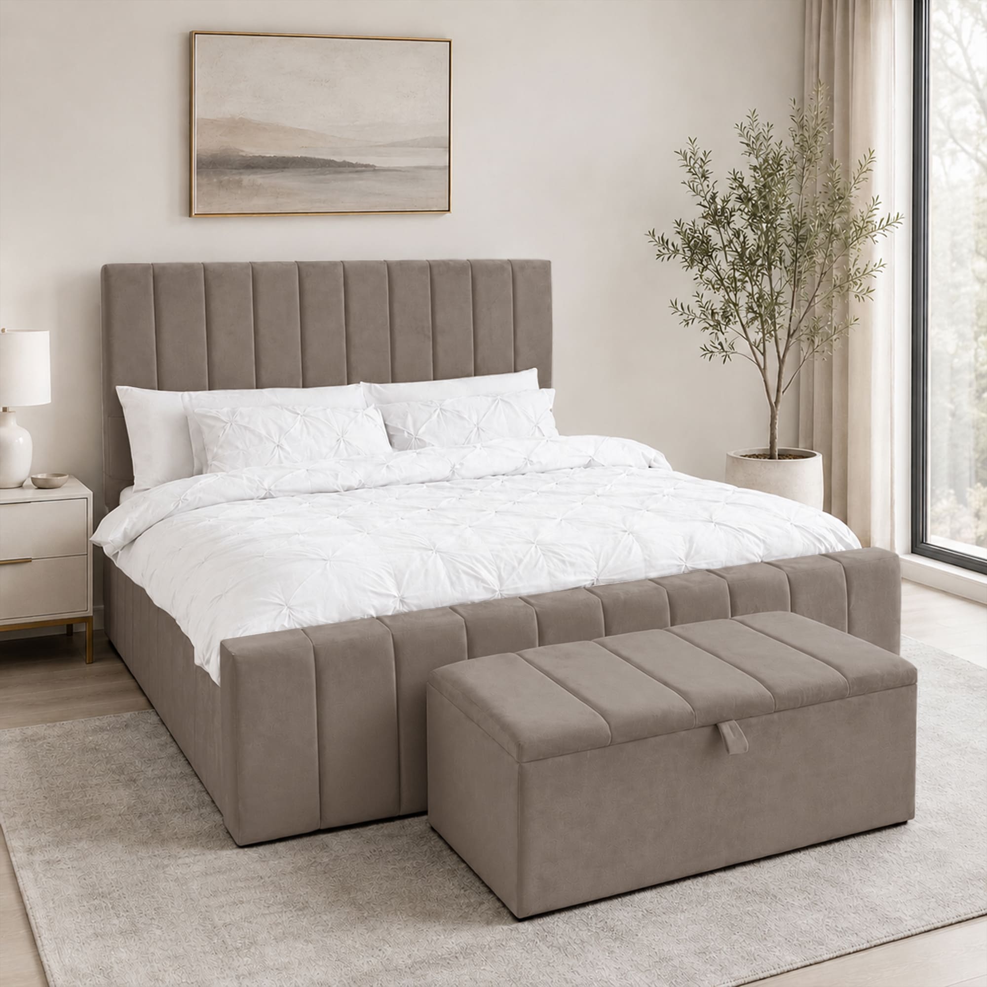 Panel Plush Bedframe