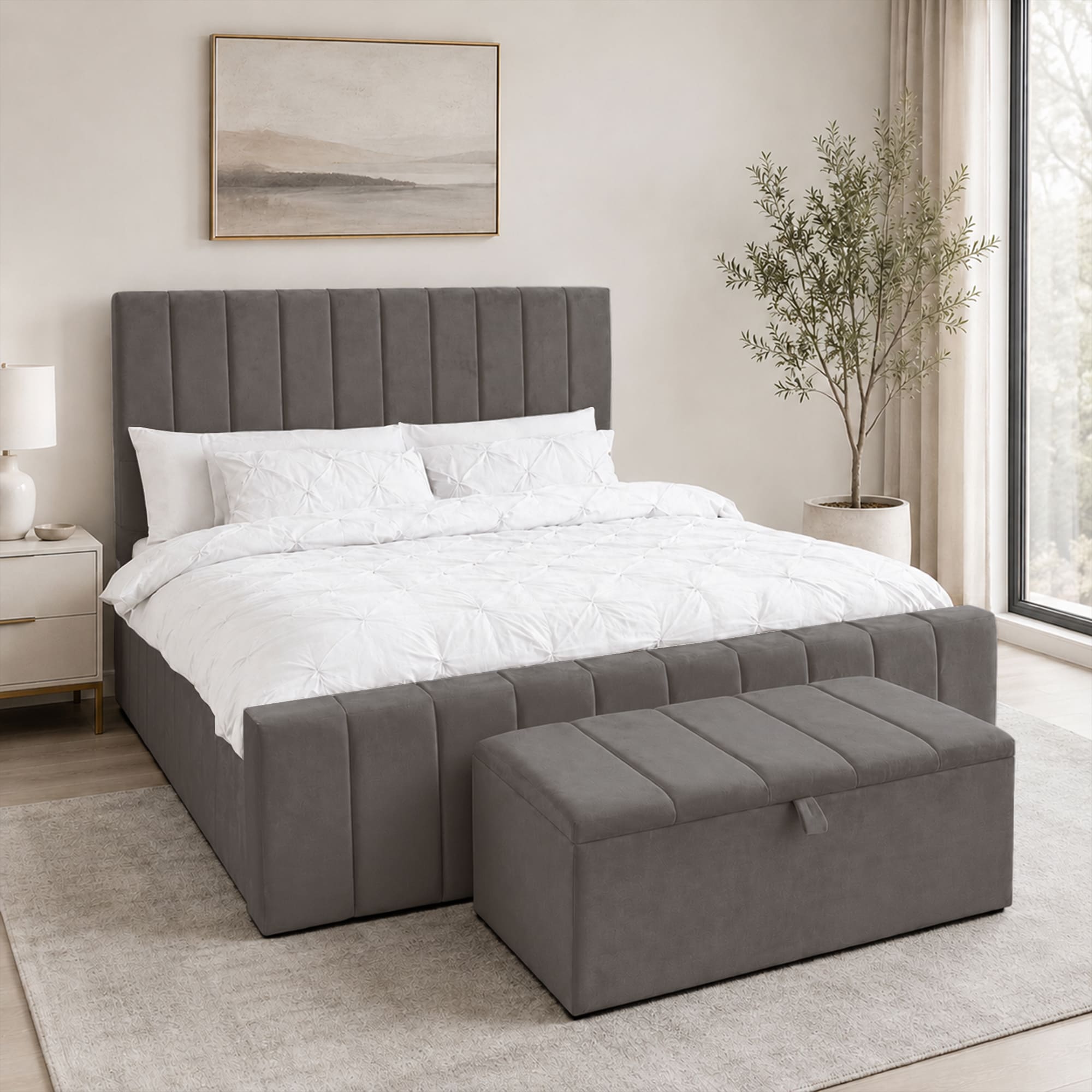 Panel Plush Bedframe