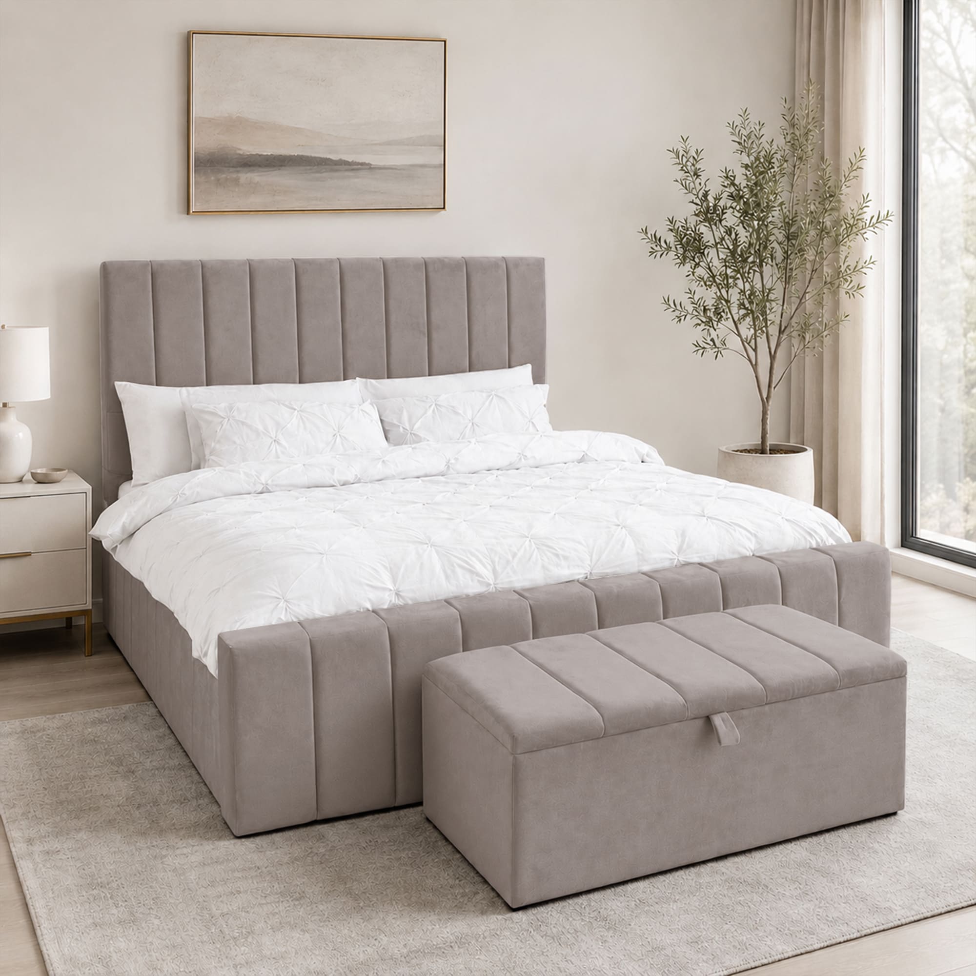 Panel Plush Bedframe