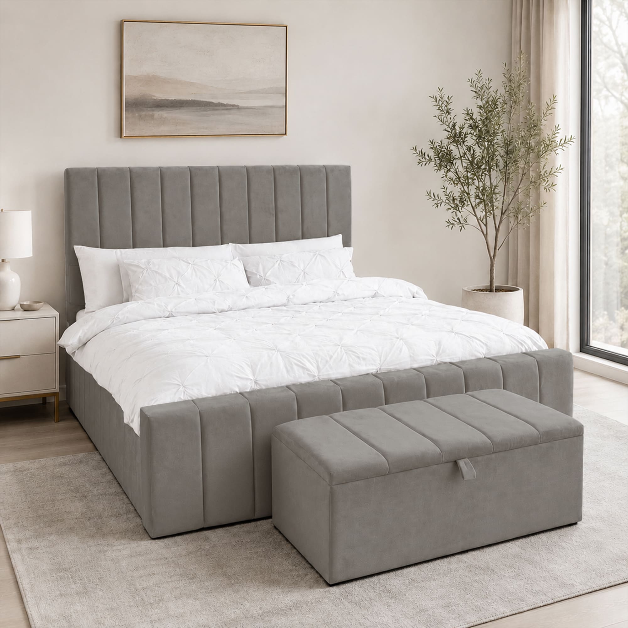 Panel Plush Bedframe
