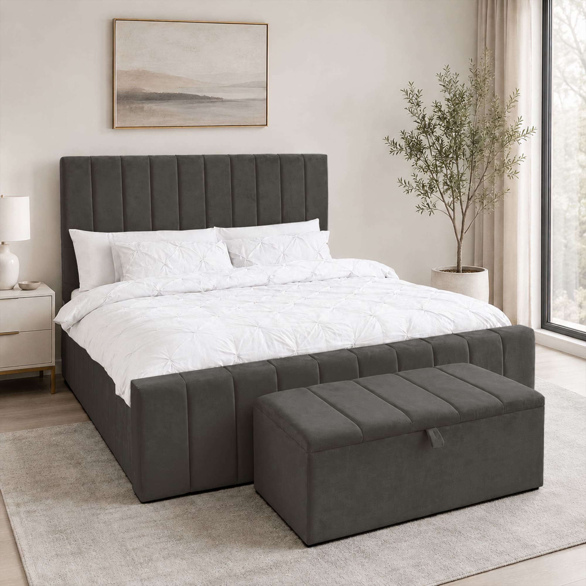 Panel Plush Bedframe