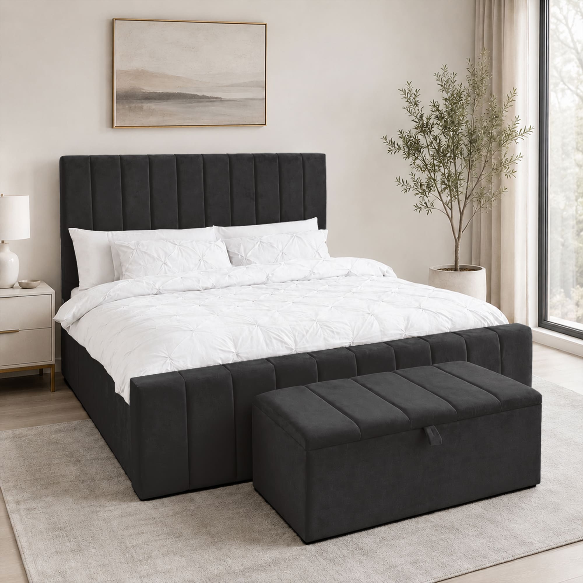 Panel Plush Bedframe