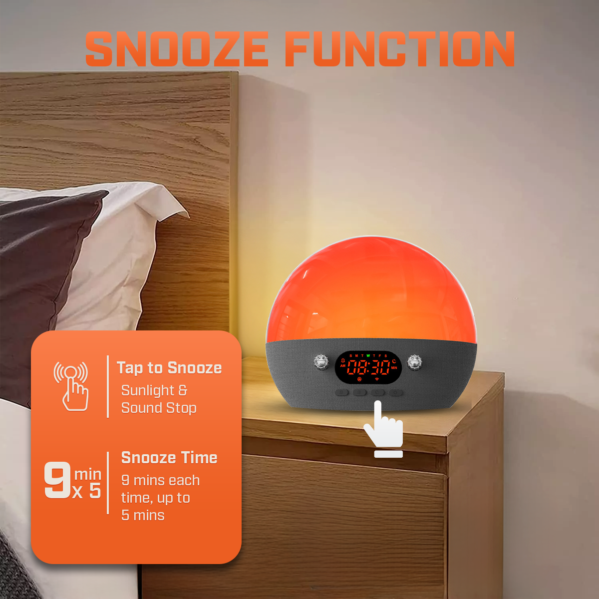 Smart Wake Up Alarm Clock Pro