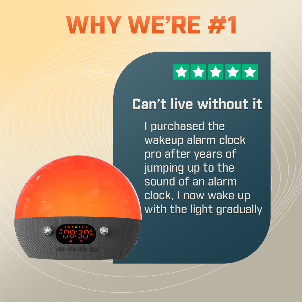 Smart Wake Up Alarm Clock Pro