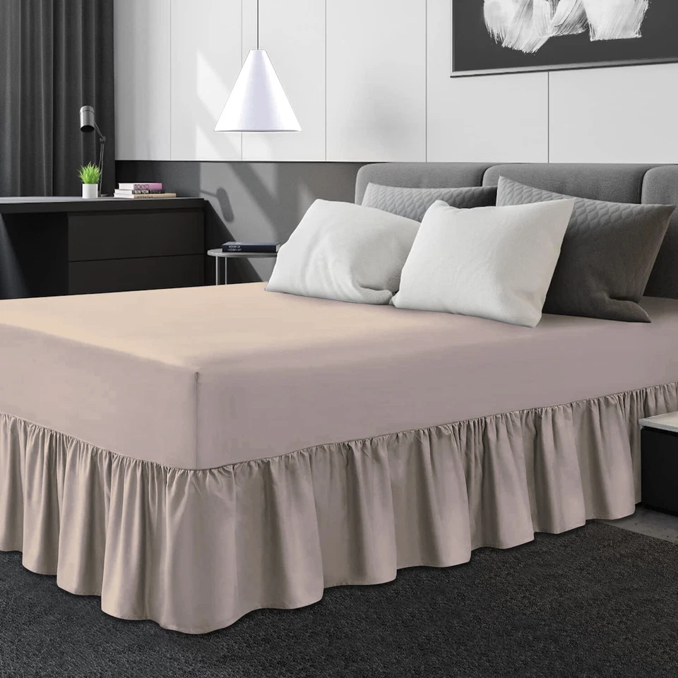 Extra Deep Fitted Polycotton Valance Bed Sheet