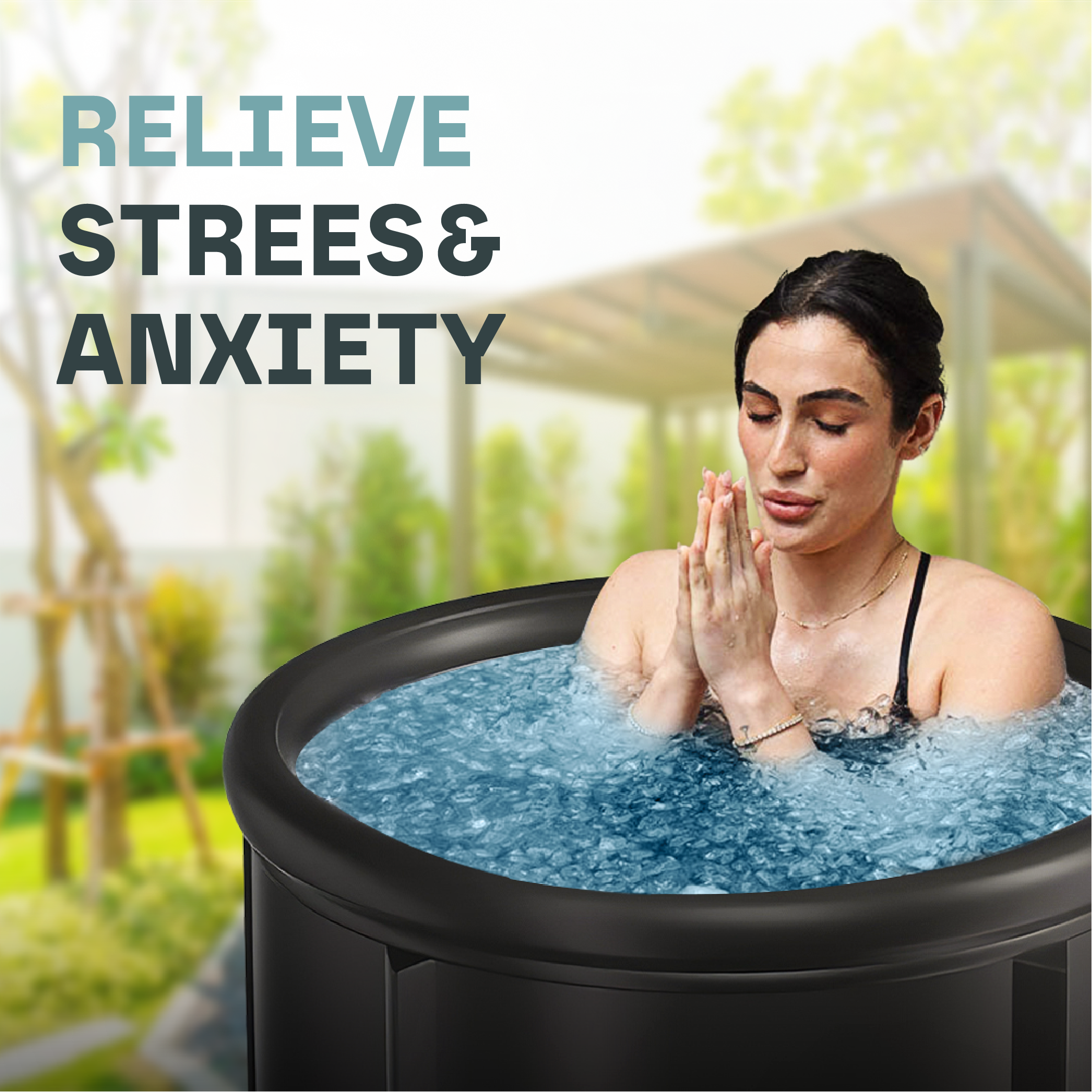 3 in 1 Portable Ice Bath Pod 420L