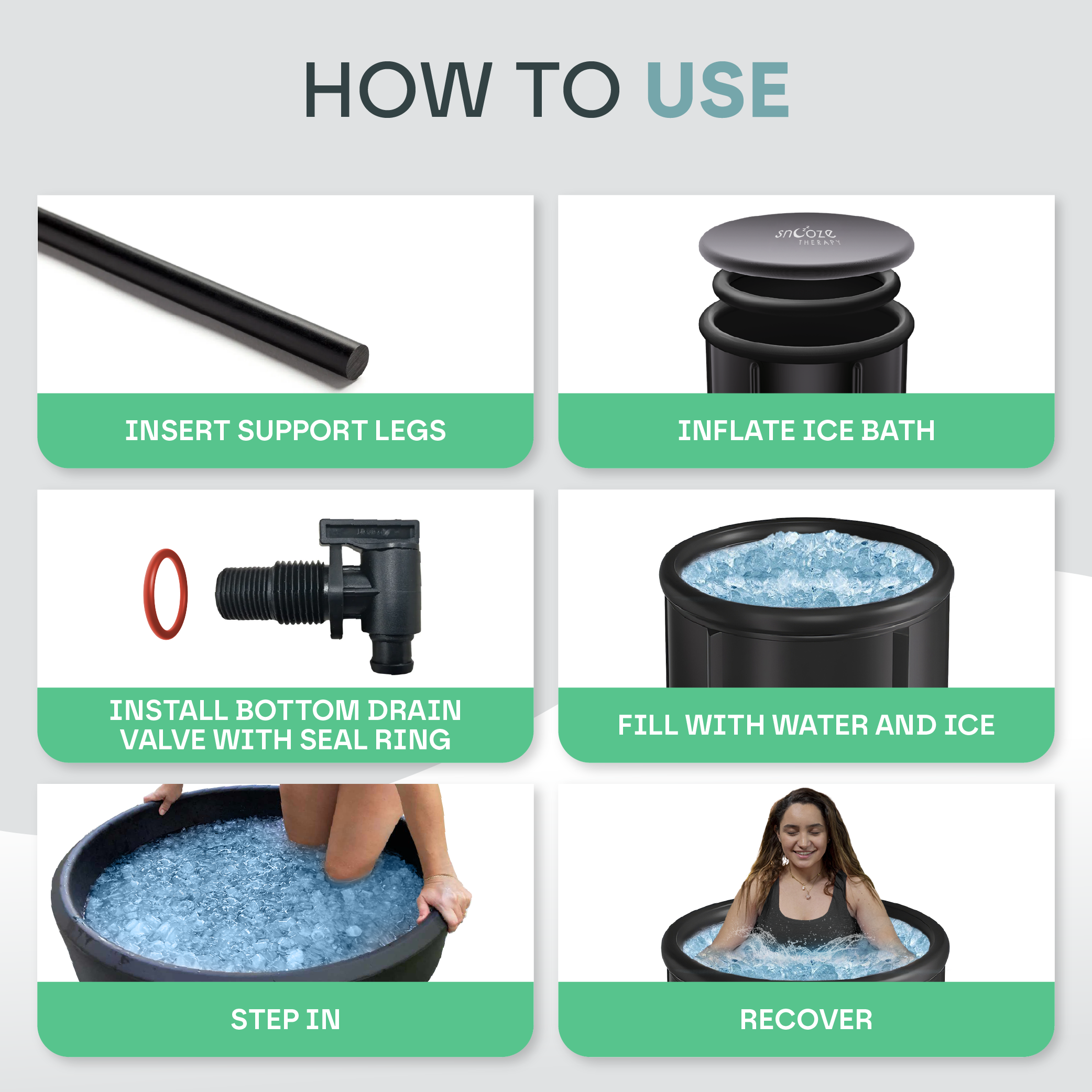 3 in 1 Portable Ice Bath Pod 420L