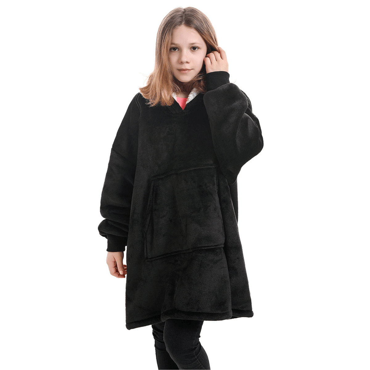 Unisex Oversized Plush Blanket Hoodie