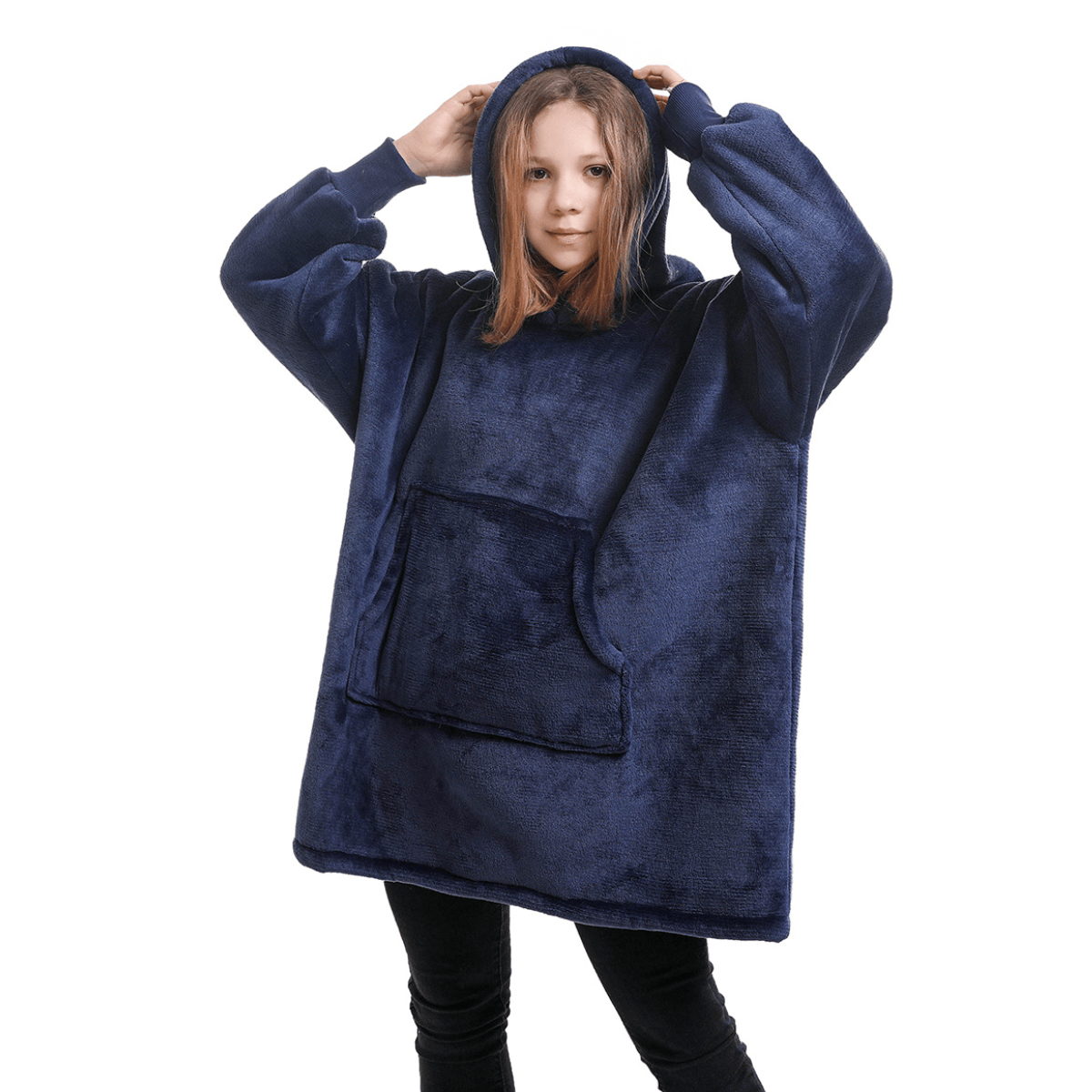 Unisex Oversized Plush Blanket Hoodie