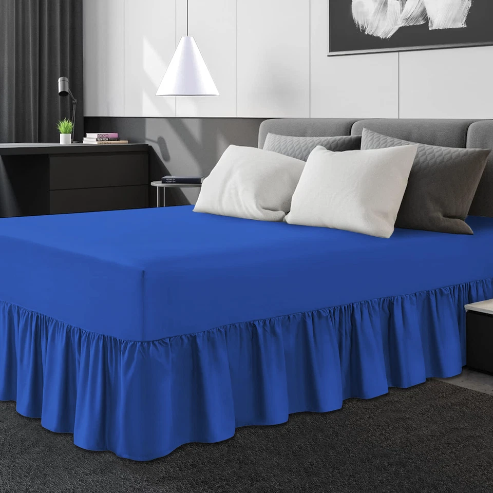 Extra Deep Fitted Polycotton Valance Bed Sheet