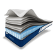Single: W90 L190 D25 (cm)