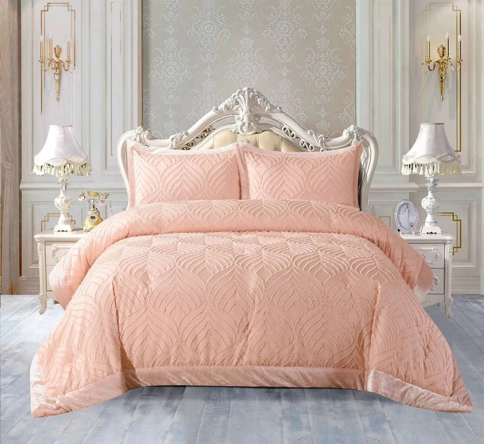 Chelsea 3 Piece Velvet Bedspread