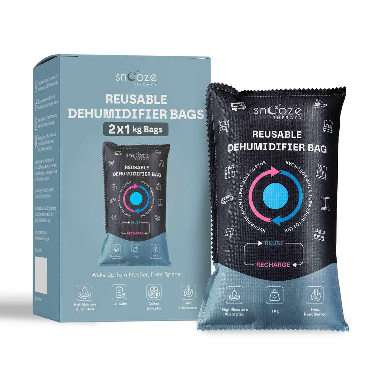 Reusable Dehumidifier Bags