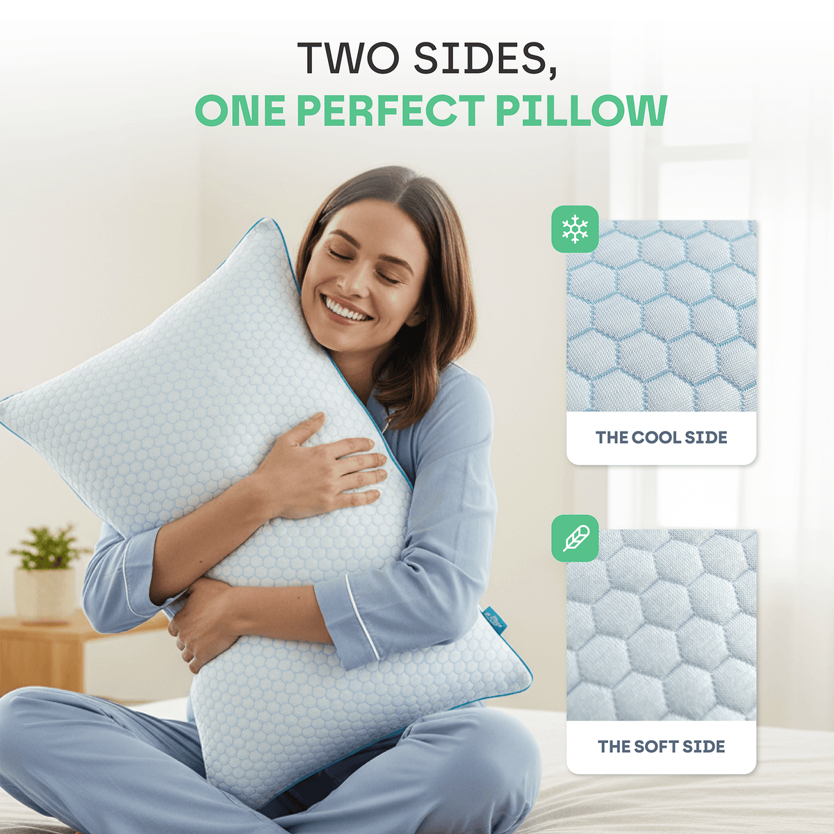 Hybrid Memory Foam Pillow (4 Layers)