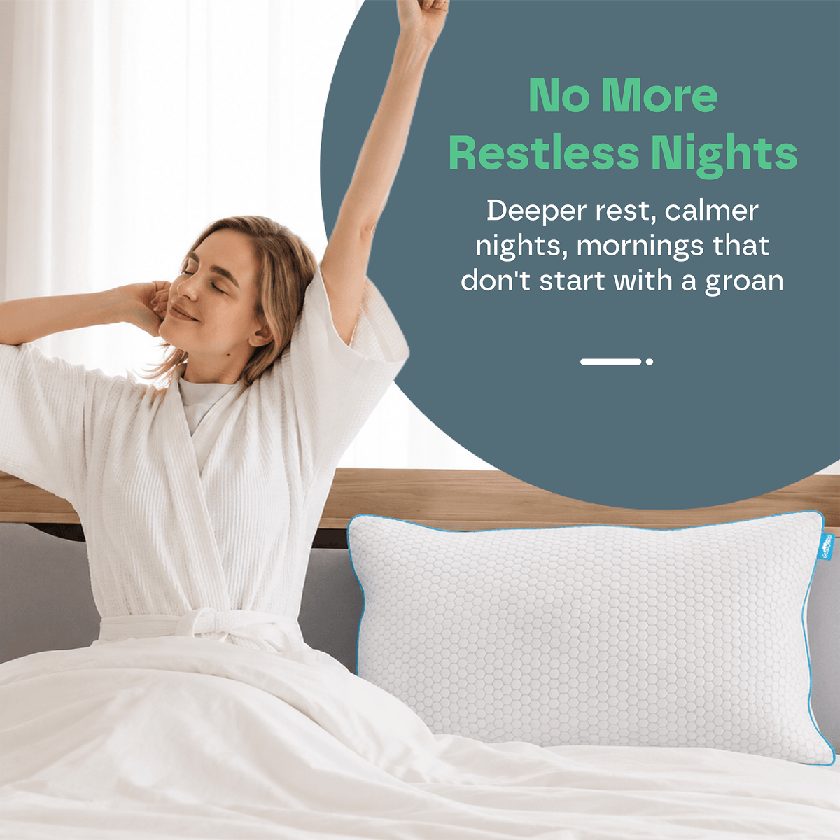 Hybrid Memory Foam Pillow (4 Layers)