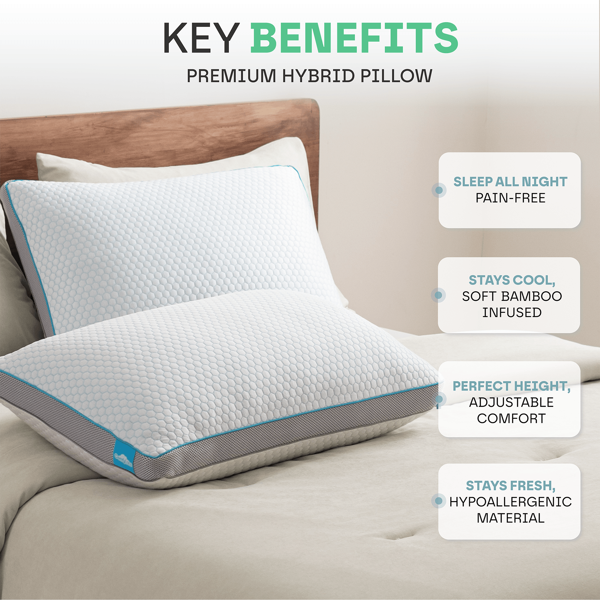 Premium 3D Hybrid Pillow