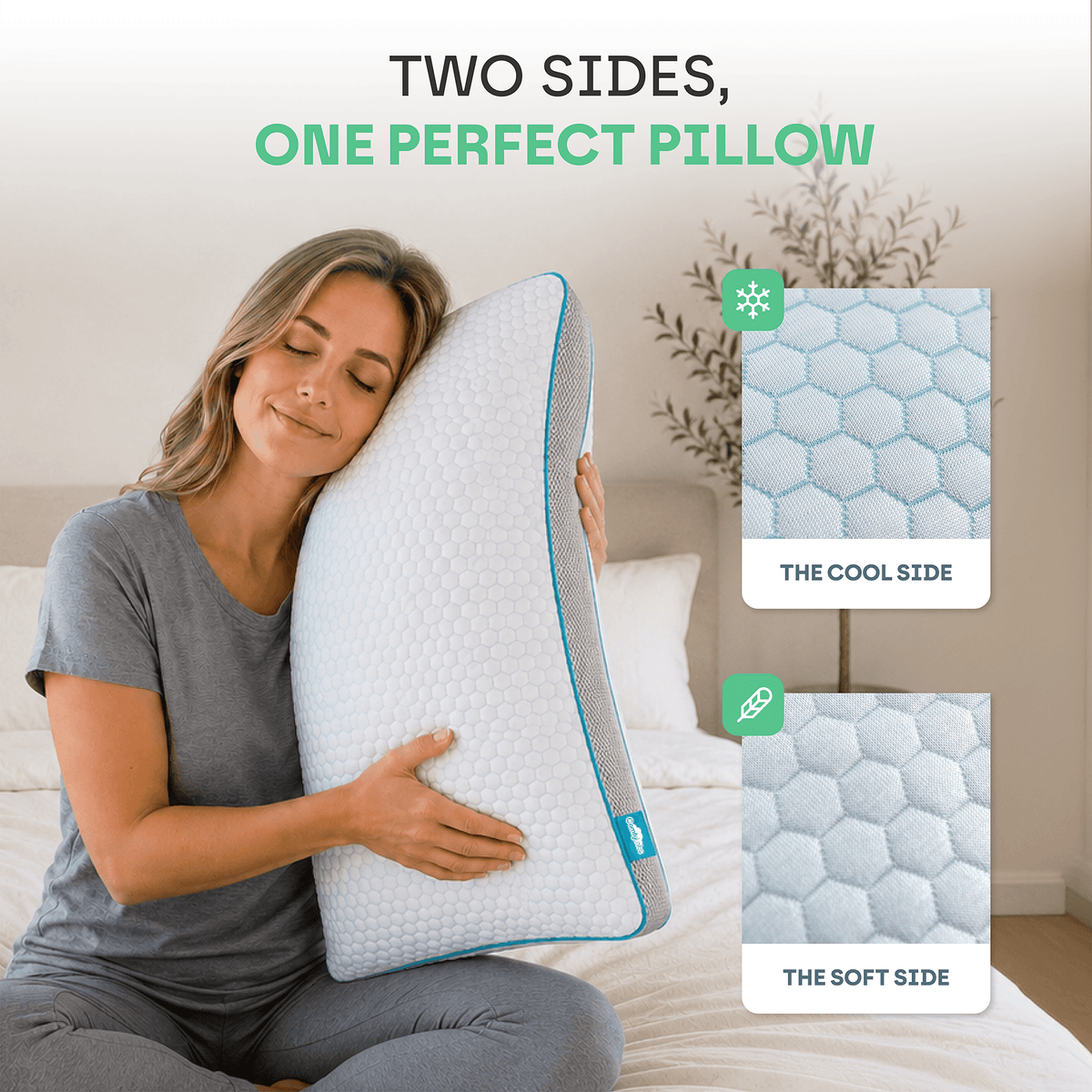 Premium 3D Hybrid Pillow (6 Layers)