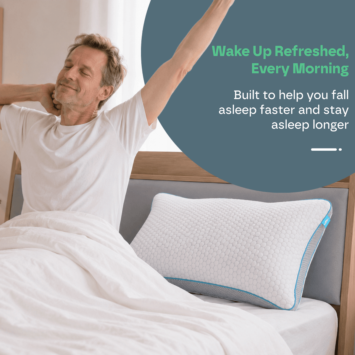 Premium 3D Hybrid Pillow (6 Layers)